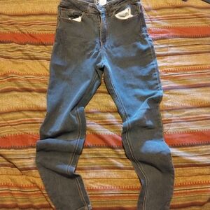 High rise skinny jeans